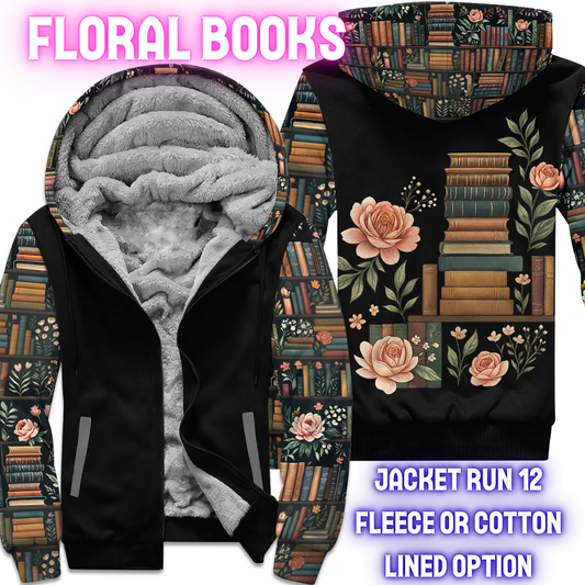 JACKET RUN 12-FLORAL BOOKS-PREORDER CLOSING 8/18