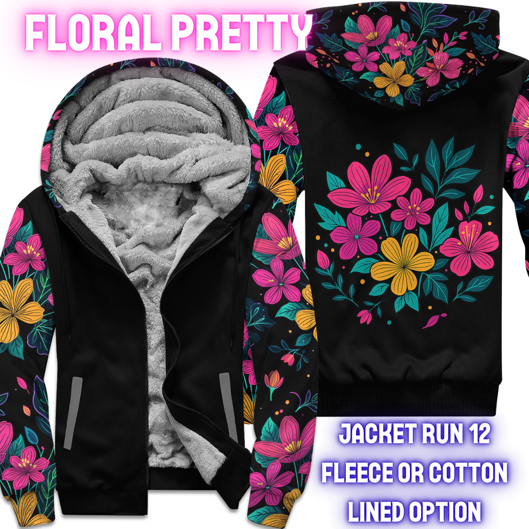 JACKET RUN 12-FLORAL PRETTY-PREORDER CLOSING 8/18