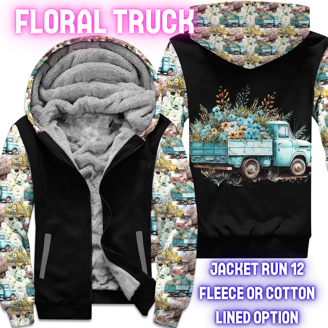 JACKET RUN 12-FLORAL TRUCK-PREORDER CLOSING 8/18
