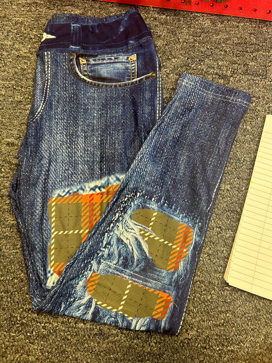 Denim Forest flannel Patch