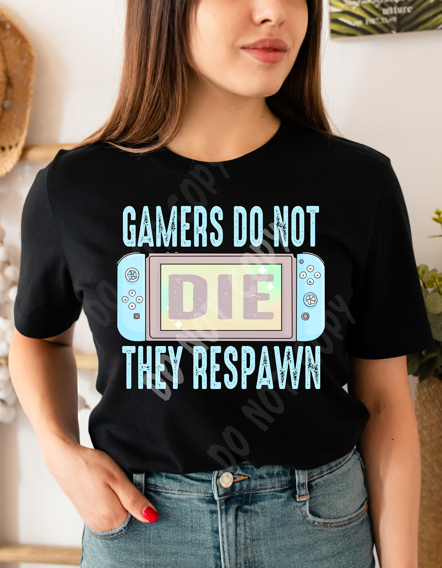 GAMERS DON'T DIE PASTEL TEE