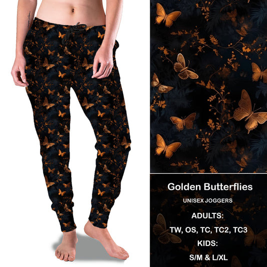 Golden Butterflies - Full Joggers