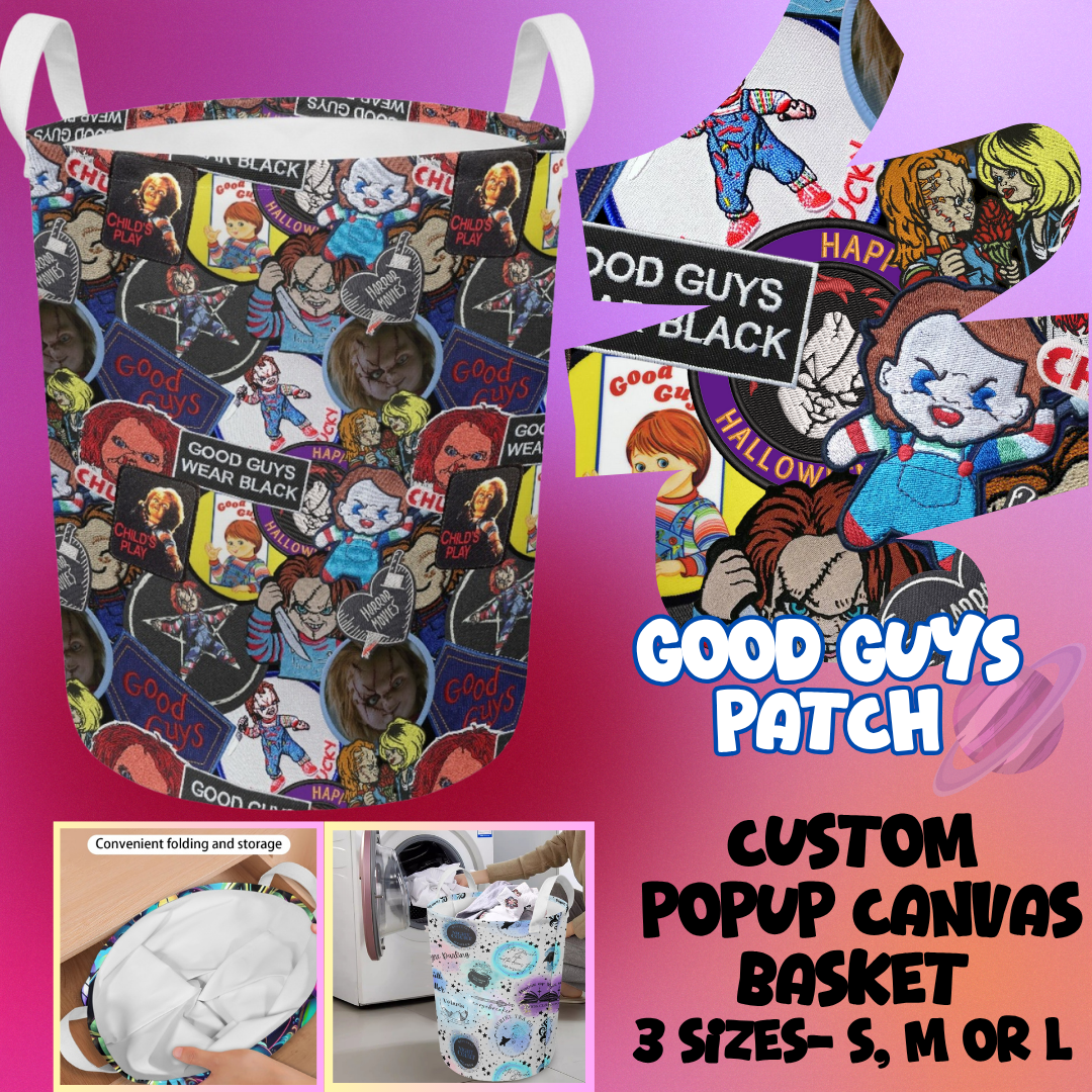 STORAGE BASKET RUN-GOOD GUYS PATCH-3 SIZES-PREORDER CLOSING 8/5