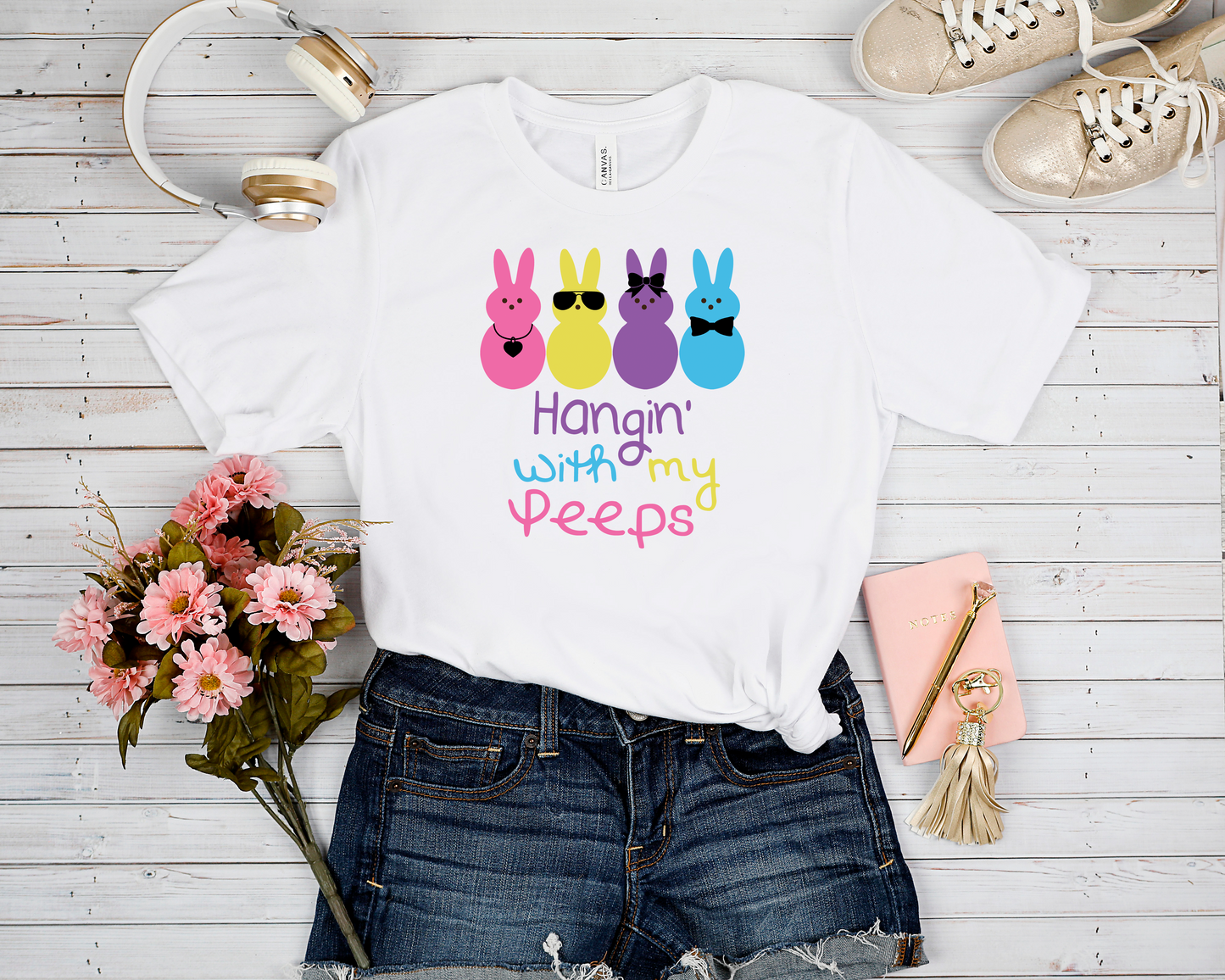 HANGIN WITH MY PEEPS GRAPHIC TEE