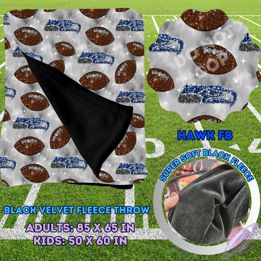 SEQUIN FB THROWS-HAWK FB-PREORDER CLOSING 8/15