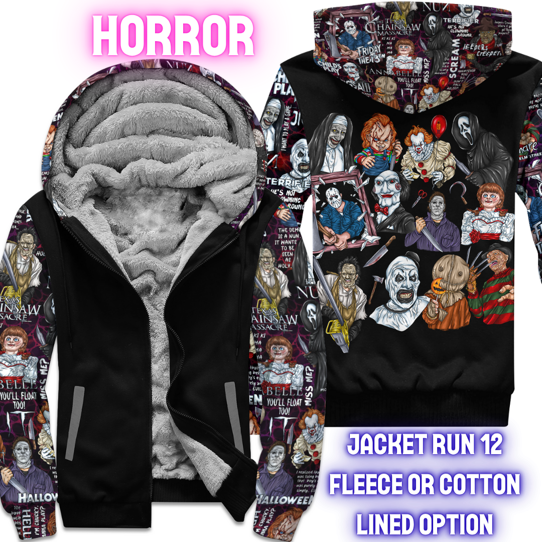 JACKET RUN 12-HORROR-PREORDER CLOSING 8/18