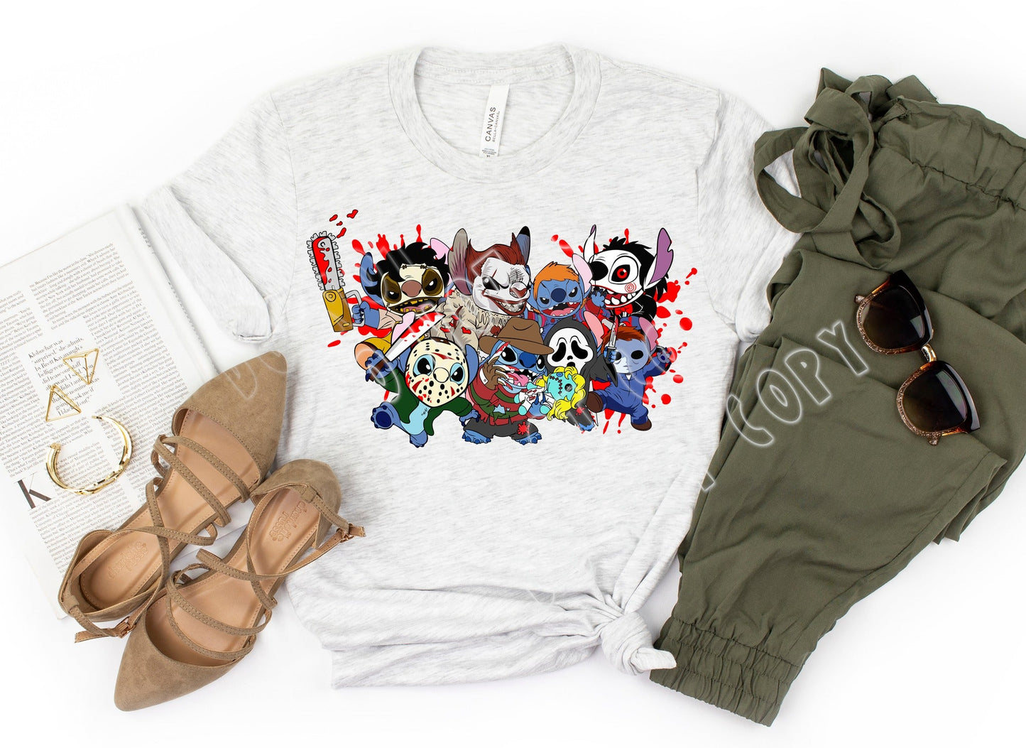 ACR RUN-HORROR A UNISEX TEE ADULTS/KID