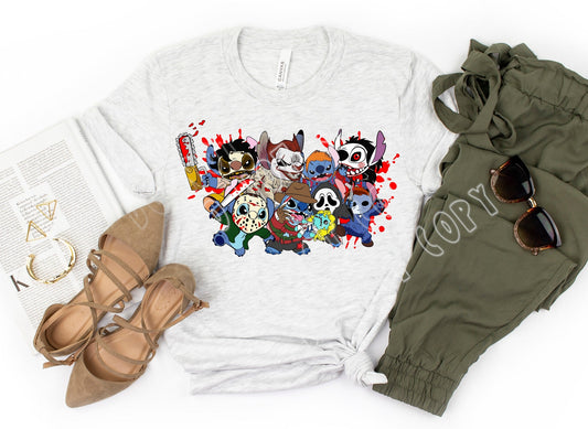 ACR RUN-HORROR A UNISEX TEE ADULTS/KID