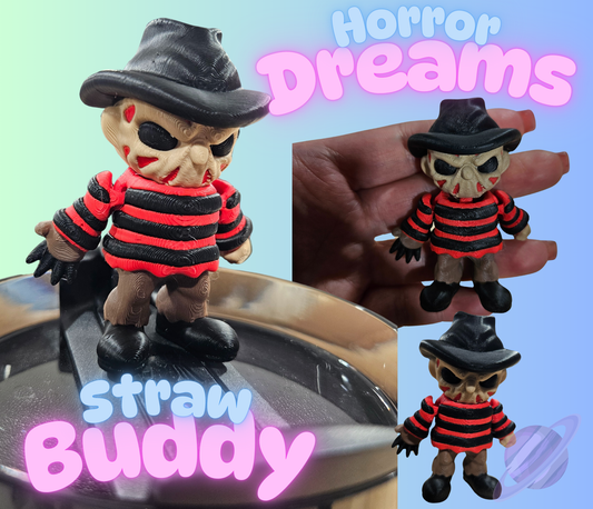 HORROR NIGHTMARE-3D PRINTED STRAW BUDDY