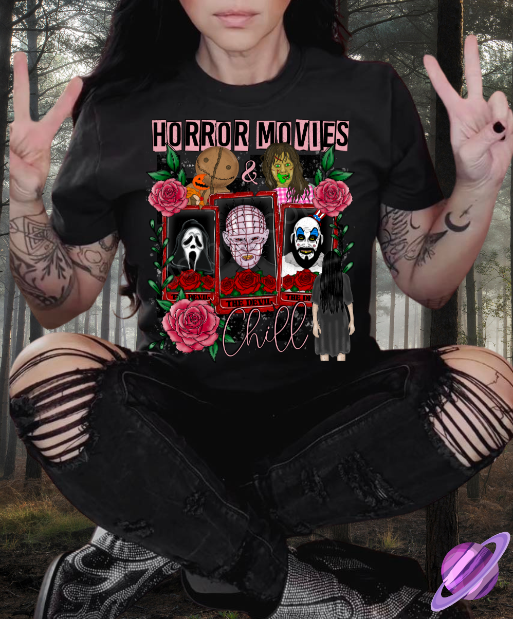 HORROR MOVIES AND CHILL TEE