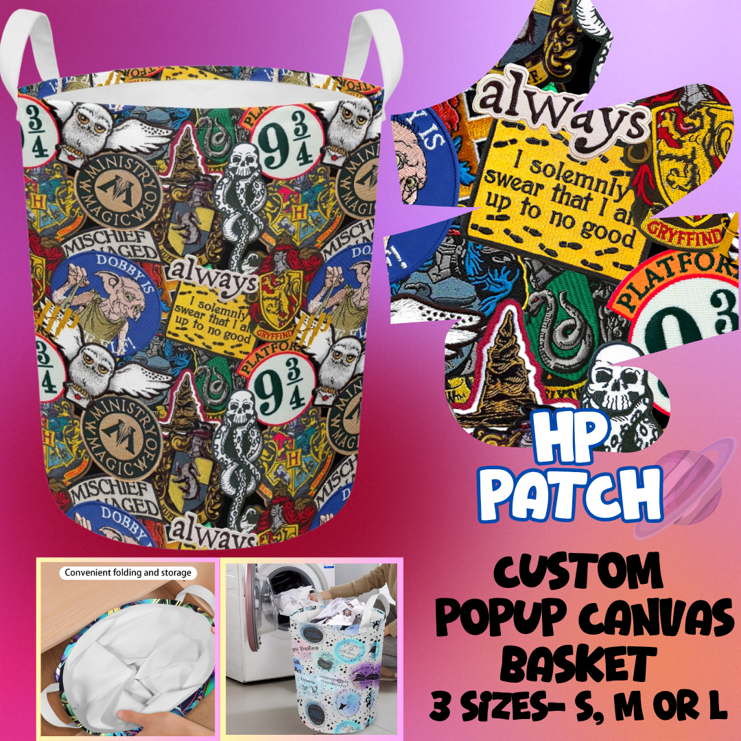 STORAGE BASKET RUN-HP PATCH-3 SIZES-PREORDER CLOSING 8/5
