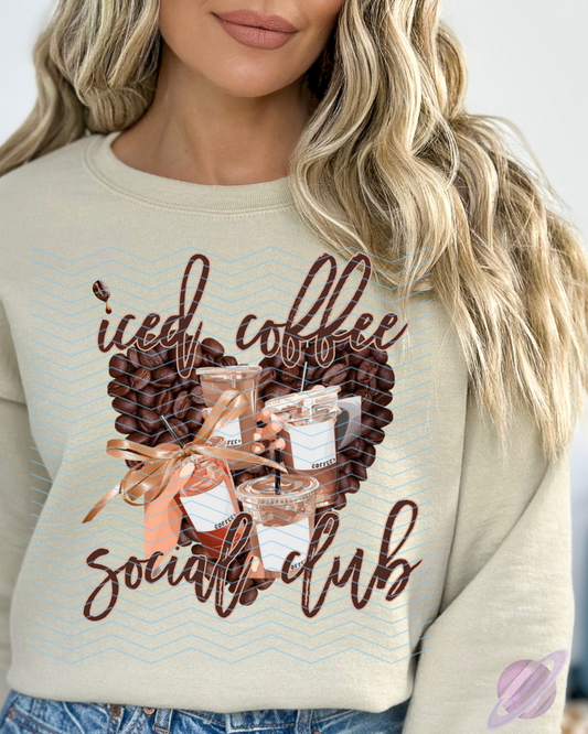 ICED COFFEE SOCIAL SWEATSHIRT