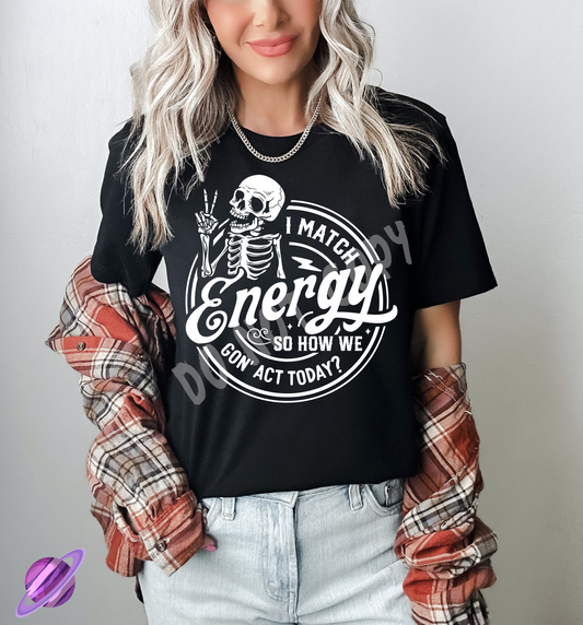 I MATCH ENERGY SKELE TEE