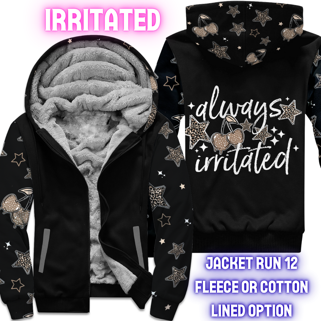 JACKET RUN 12-IRRITATED-PREORDER CLOSING 8/18