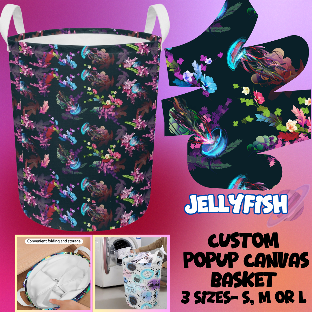 STORAGE BASKET RUN-JELLYFISH-3 SIZES-PREORDER CLOSING 8/5
