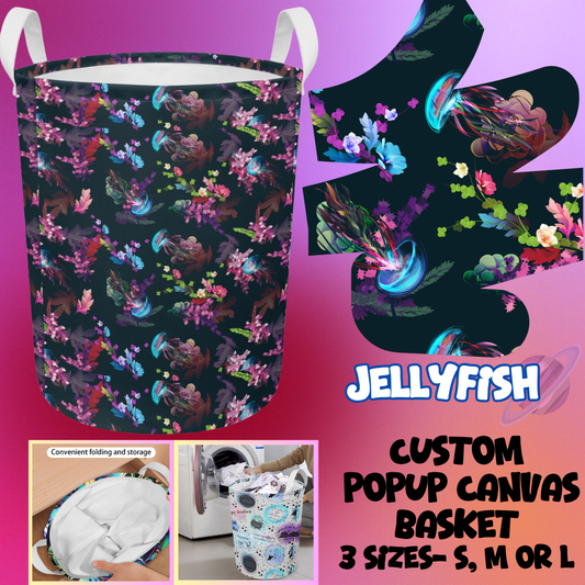 STORAGE BASKET RUN-JELLYFISH-3 SIZES-PREORDER CLOSING 8/5