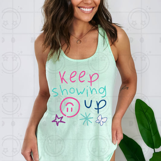 KEEP SHOWING UP DOODLE TANK