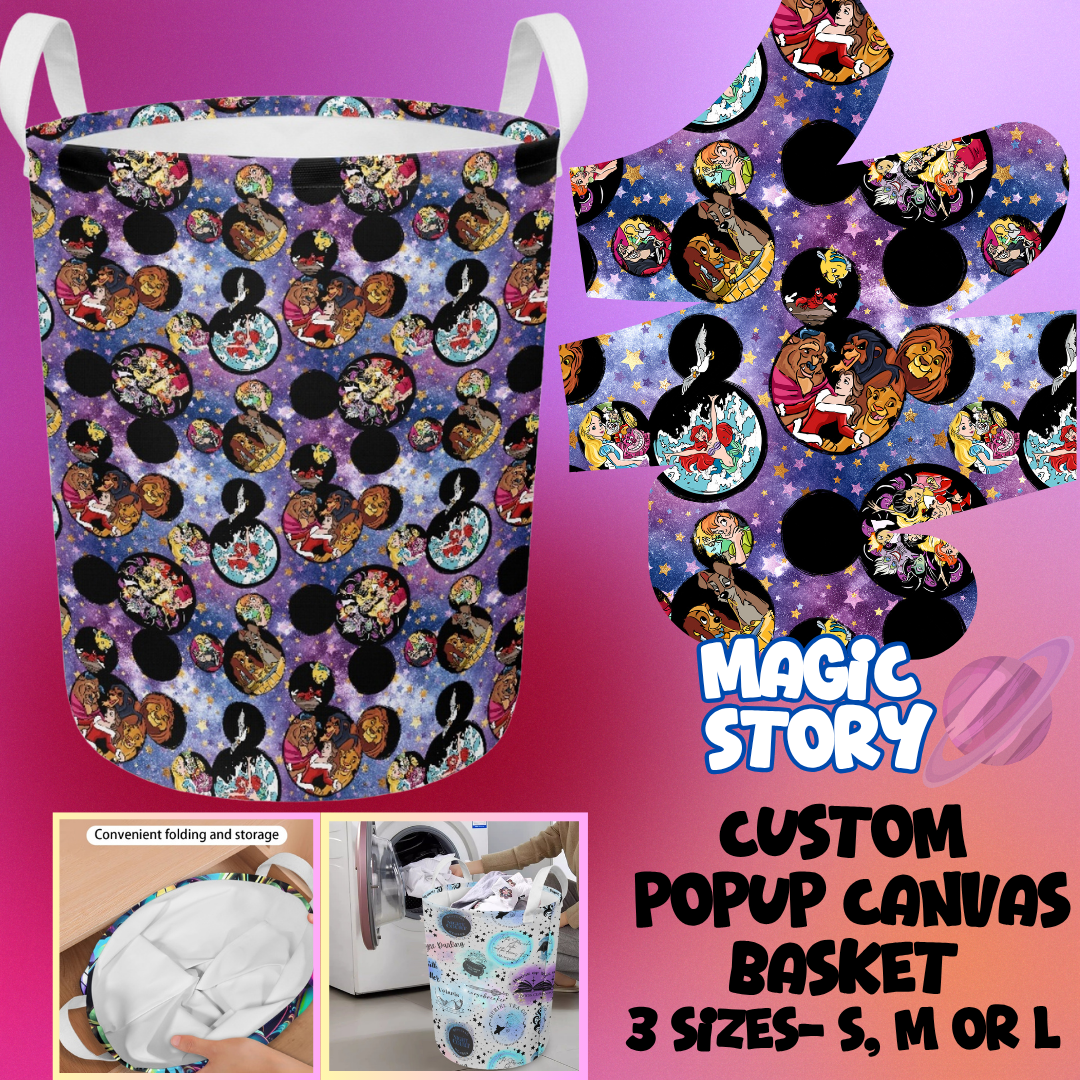 STORAGE BASKET RUN-MAGIC STORY-3 SIZES-PREORDER CLOSING 8/5