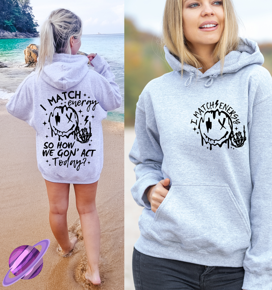MATCH ENERGY 2 HOODIE DOUBLE SIDED PRINT