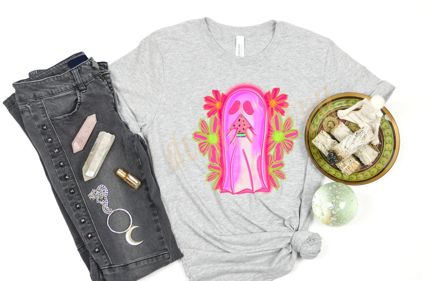 TSF RUN-MELON GHOSTIES UNISEX TEE ADULTS/KID