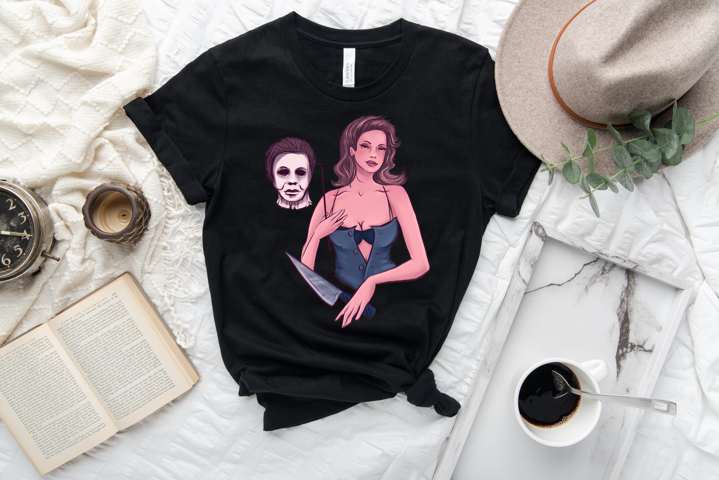 PIN UP HORROR-UNLUCKY TEE