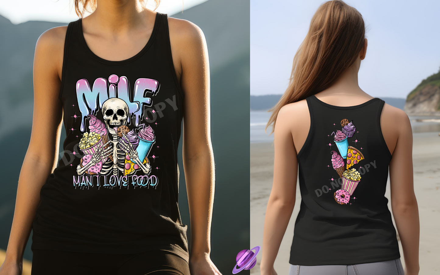 MILF-MAN I LIKE FOOD DOUBLE SIDED TANK