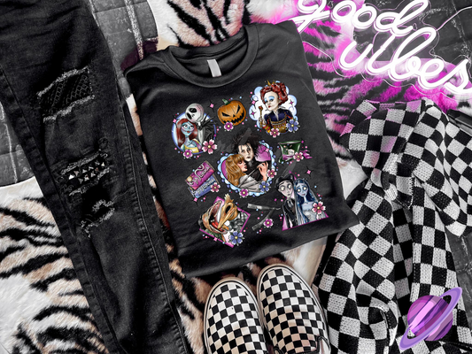 MOVIE DOODLES - B94- UNISEX TEE ADULTS/KIDS