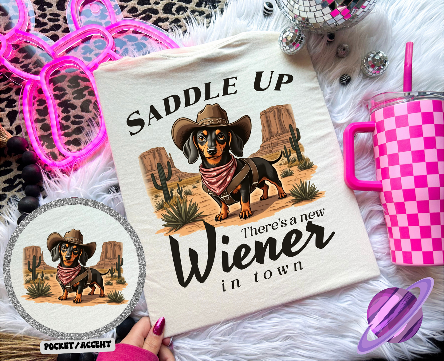 NEW WEINER DOUBLE SIDED TEE