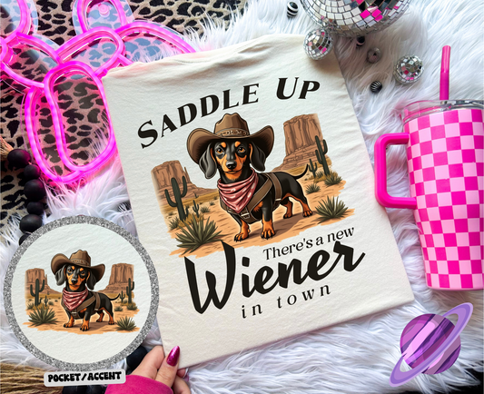 NEW WEINER DOUBLE SIDED TEE