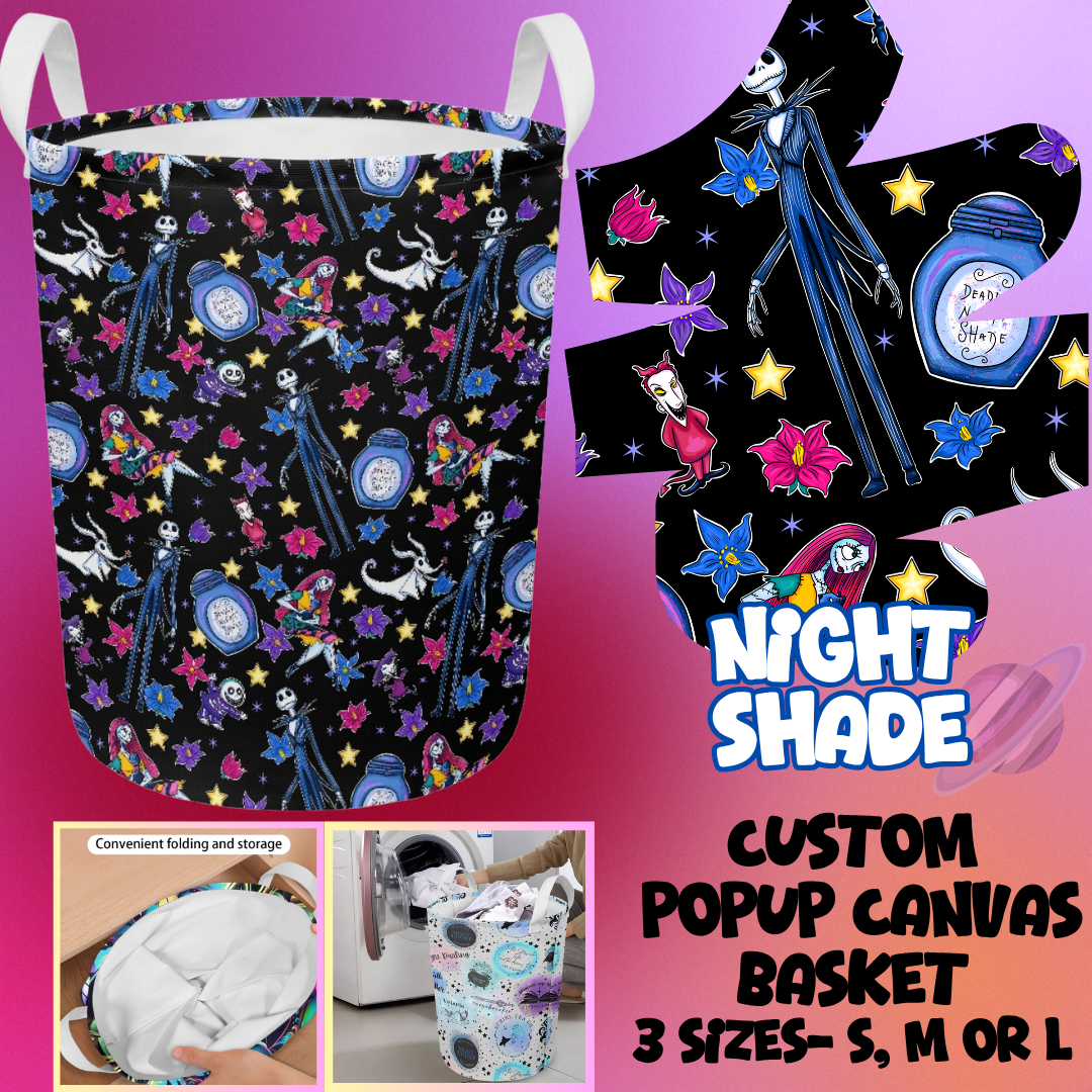 STORAGE BASKET RUN-NIGHT SHADE-3 SIZES-PREORDER CLOSING 8/5