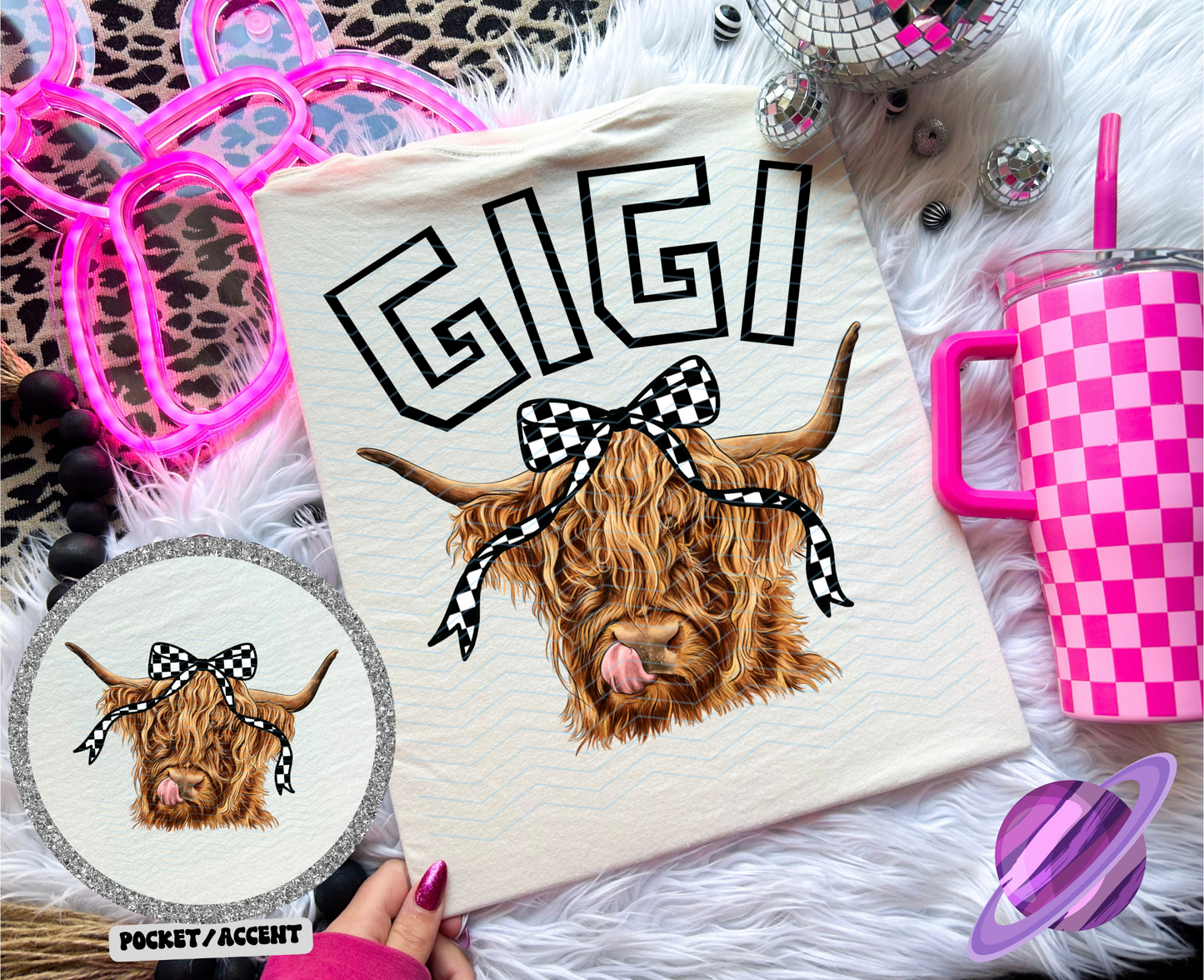 HIGHLAND BOW NAMES COLLECTION DOUBLE SIDED TEE (MULTIPLE OPTIONS)