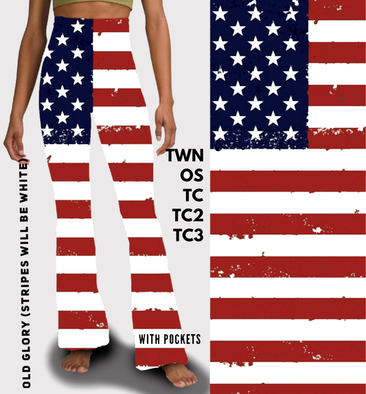 Old Glory Yoga Flares with Pockets