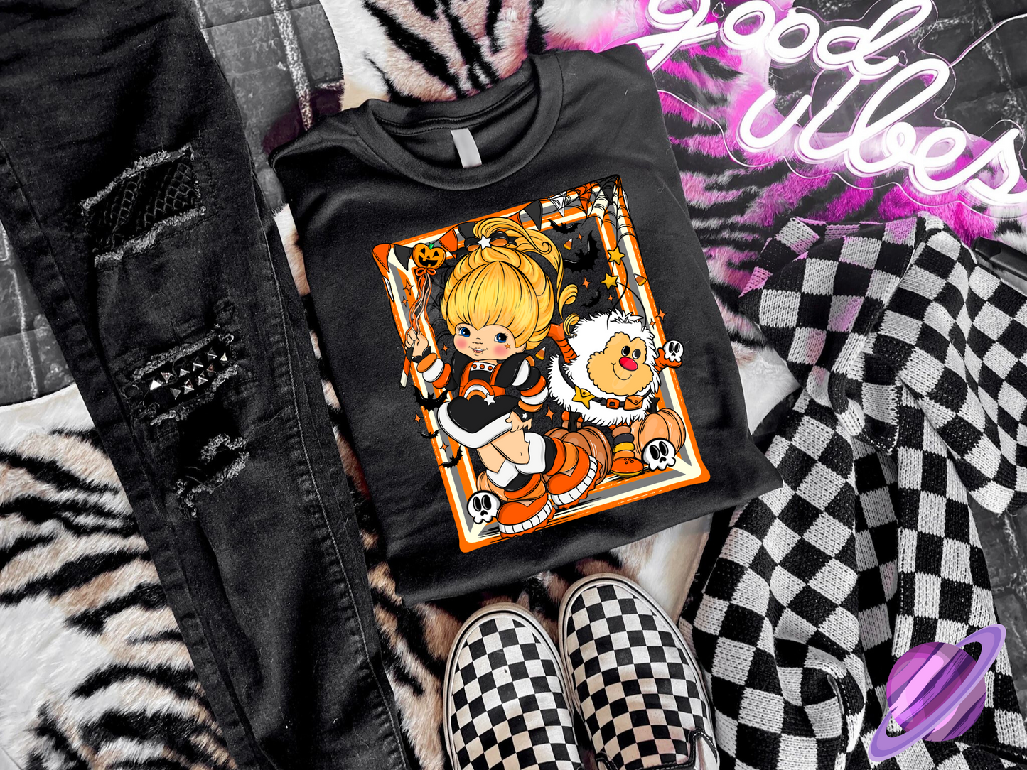 ORANGE BRITE - B94- UNISEX TEE ADULTS/KIDS