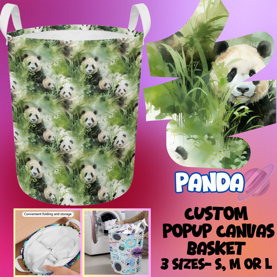 STORAGE BASKET RUN-PANDA-3 SIZES-PREORDER CLOSING 8/5