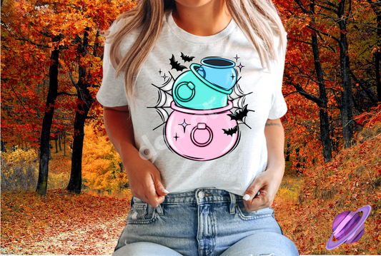 PASTEL CAULDRON PUMPKIN TEE