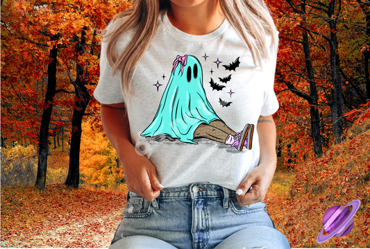 PASTEL BLUE GHOST GIRL TEE
