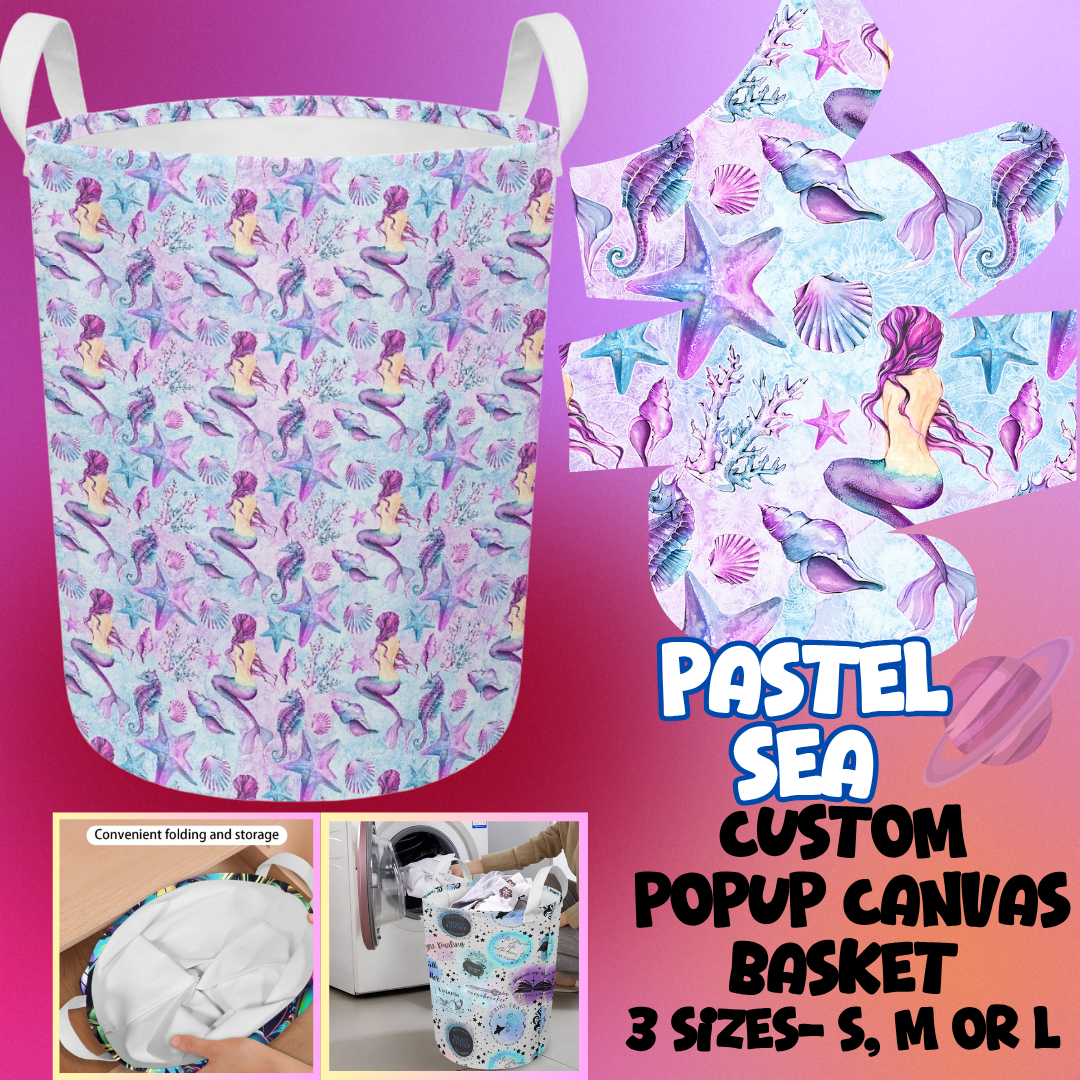 STORAGE BASKET RUN-PASTEL SEA-3 SIZES-PREORDER CLOSING 8/5
