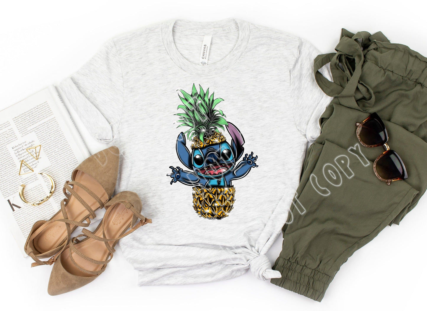 ACR RUN-PINEAPPLE A UNISEX TEE ADULTS/KID