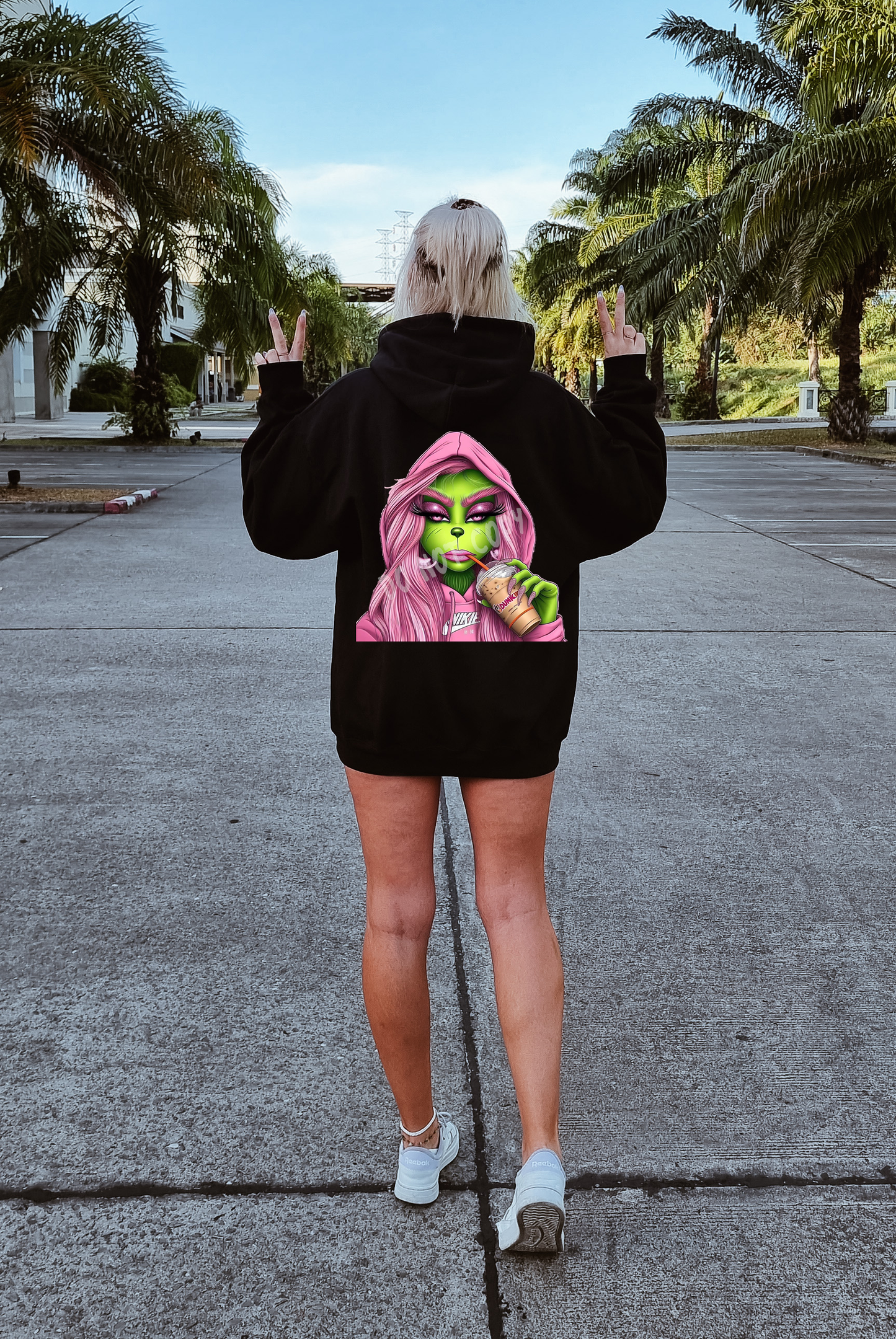 PINK G HOODIE
