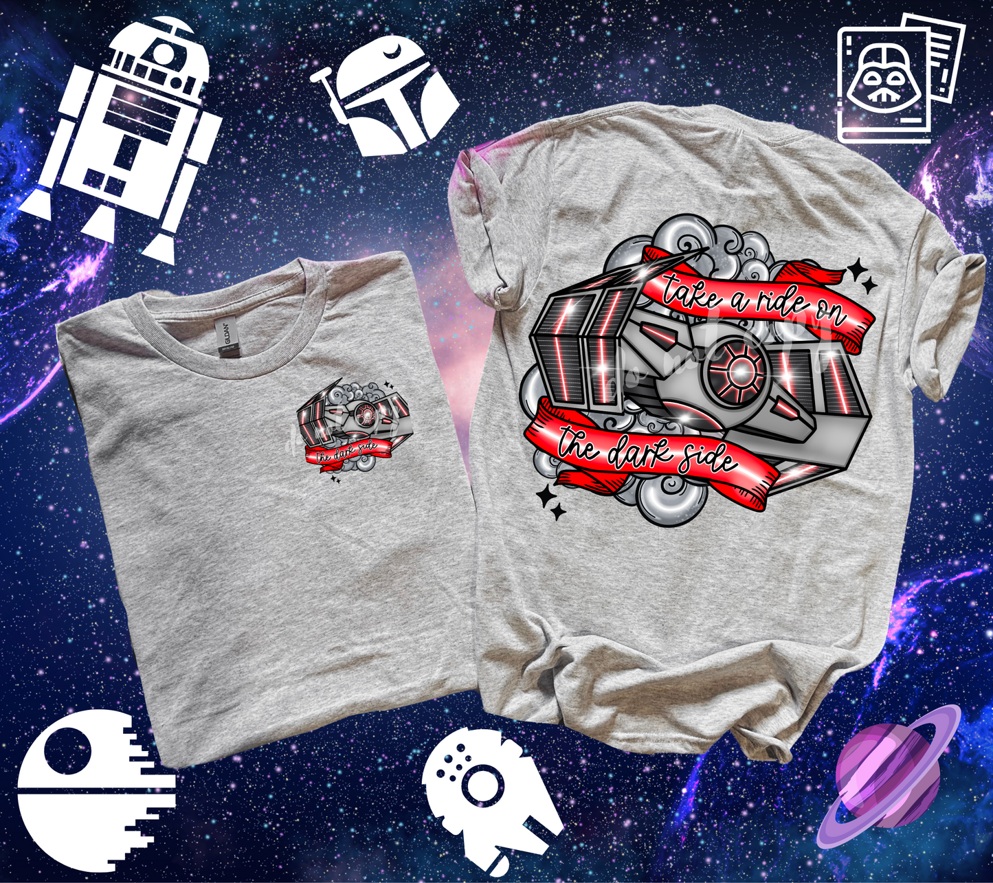 RIDE DARK DOUBLE SIDED TEE