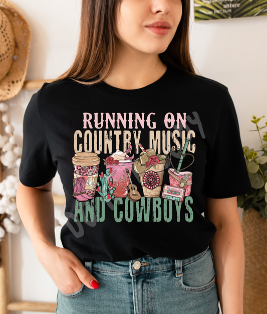 RUNNING ON COUNTRY TEE