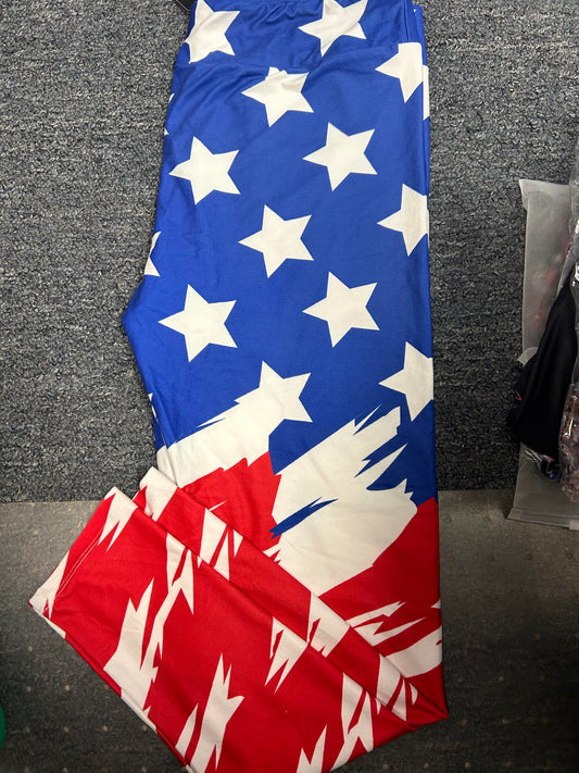 RWB flag legg