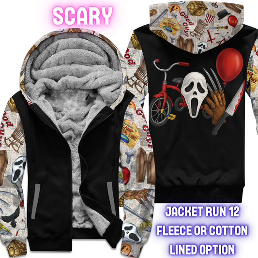 JACKET RUN 12-SCARY-PREORDER CLOSING 8/18