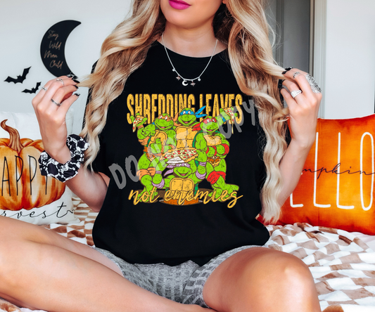 SHRED LEAVES-UNISEX TEE ADULTS/KIDS