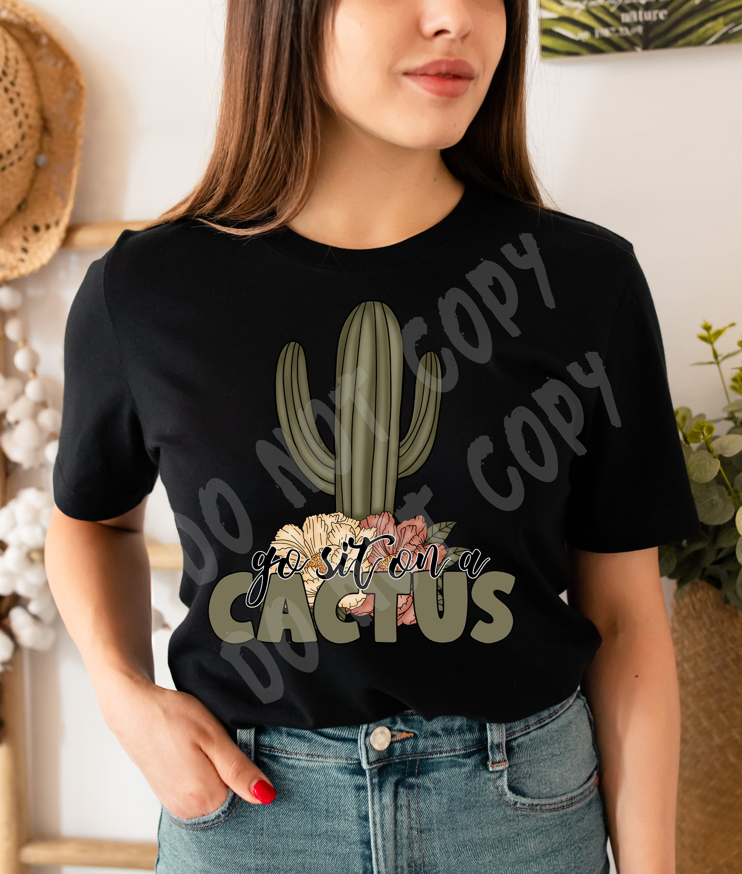 SIT ON A CACTUS TEE