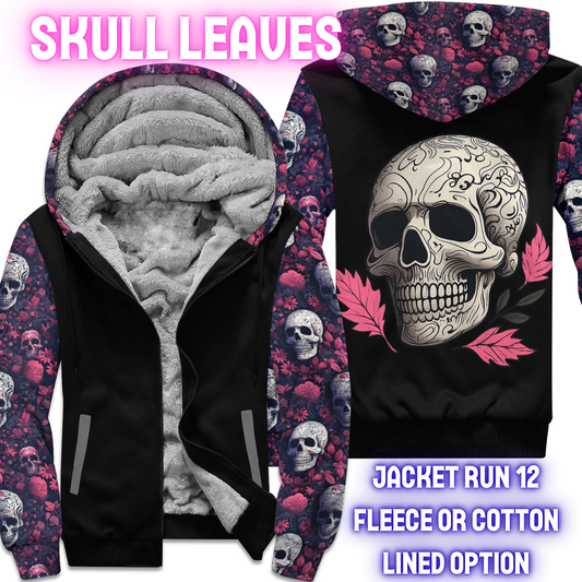 JACKET RUN 12-SKULL LEAVES-PREORDER CLOSING 8/18