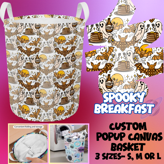 STORAGE BASKET RUN-SPOOKY BREAKFAST-3 SIZES-PREORDER CLOSING 8/5