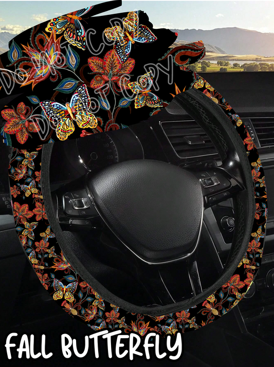 Fall Butterfly - Steering Wheel Cover 3