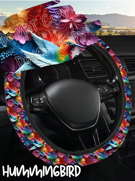 Hummingbird - Steering Wheel Cover 3