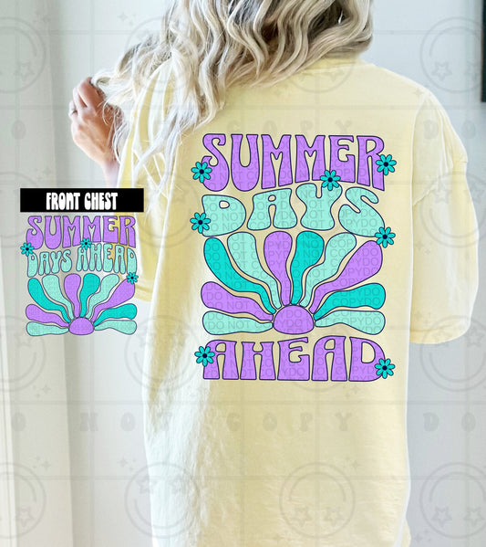 SUMMER DAYS - DOUBLE SIDED TEE